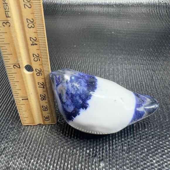 Vintage Hand Made Small Stoneware Pottery Bird Figurine Hand Crafted Bird Decor - Picture 3 of 10